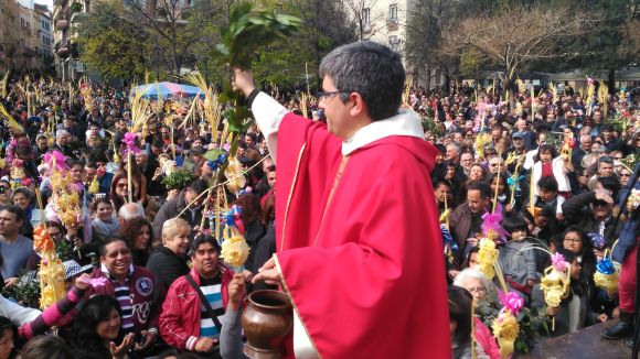 La plaça d'Octavià s'omple en un multitudinari Diumenge de Rams