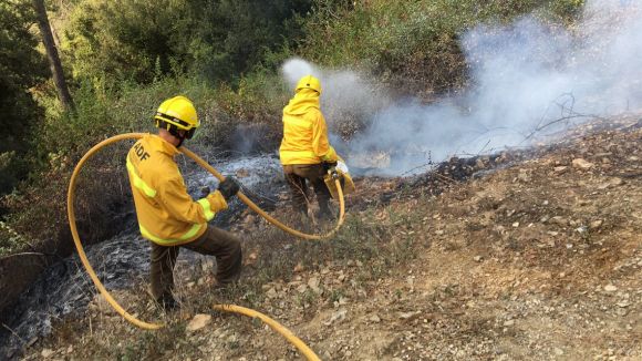 La Generalitat demana tenir una actitud vigilant a la comarca tot i la desactivació de l'alerta per incendis