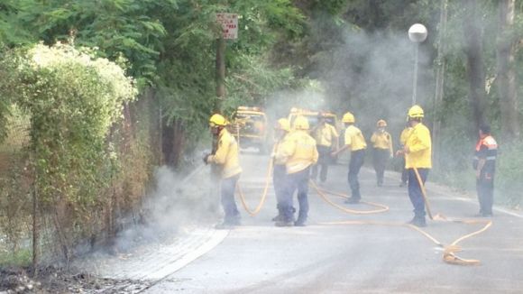 Protecció Civil alerta que la comarca presenta alt risc d'incendi en els propers dies