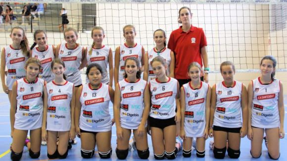 L'infantil del Volei Sant Cugat es classifica per als quarts del torneig de Torrejón