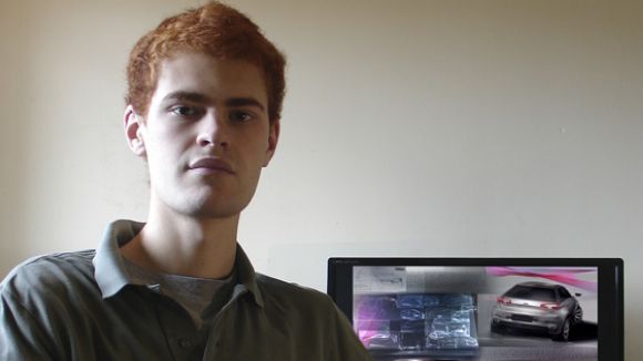 El santcugatenc Jan Freixa, guanyador d'un premi de Nissan, al SAF