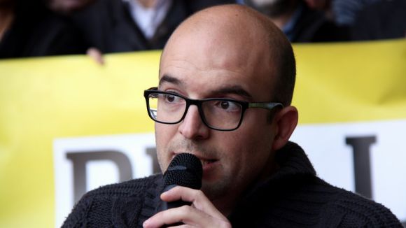 La CUP convoca una concentració davant l'ajuntament en suport al regidor Joan Coma