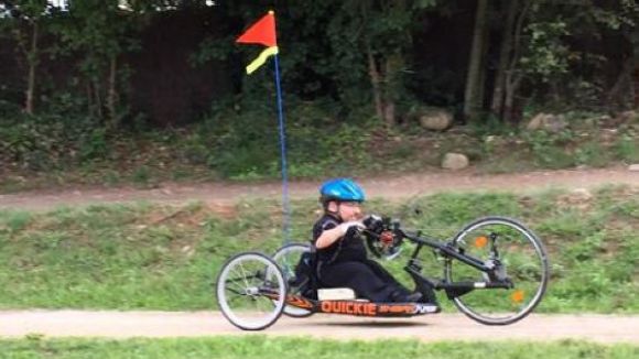 Joan Pahisa vol convertir-se en la persona més baixa que finalitza una Marató amb handbike