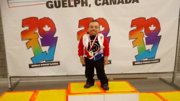 Joan Pahisa ha sumat sis medalles al Mundial de persones de talla baixa al Canadà