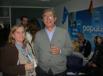 El PP, eufòric per la majoria absoluta i per ser segona força a Sant Cugat