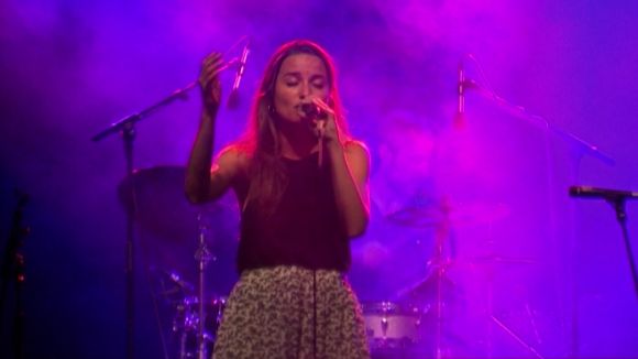 Judit Neddermann omple avui de música el Castell de Canals de Valldoreix