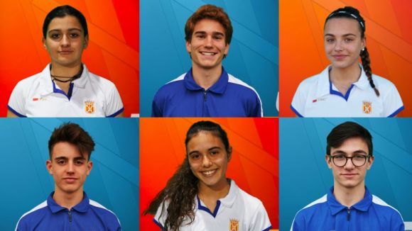 Set jugagors i jugadores del Junior, al Campionat Autonòmic sub16 d'hoquei herba