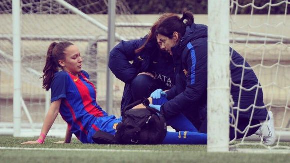 Laia Muñoz es trenca el lligament encreuat i es perdrà el que queda de temporada