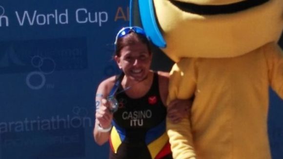 Laia Casino aconsegueix la medalla d'or a la Copa del Món de paratriatló a Altafulla