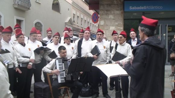 Les caramelles tornar a sonar a Sant Cugat amb les corals La Lira i La Unió