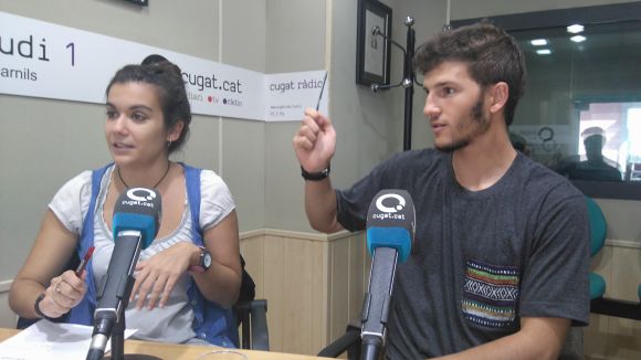 Els Bastoners de Sant Cugat visiten el SAF amb motiu del seu 25è aniversari