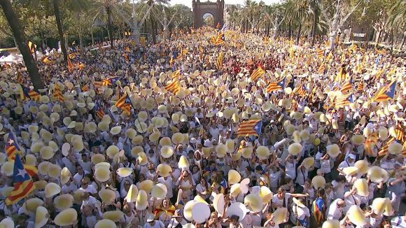 El govern destituït pel 155, amb Romeva i Ponsatí, crida a participar a la Diada