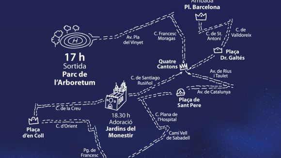 La cavalcada dels Reis Mags afecta la mobilitat