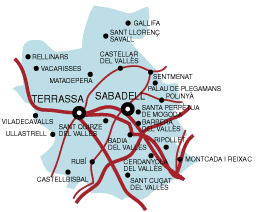Dos estudis de la UAB i la UPC situen Sant Cugat dins la comarca pròpia de Terrassa