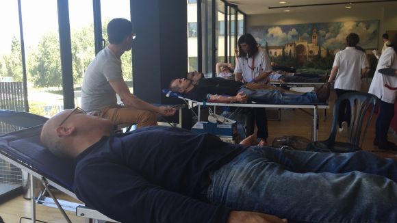 L'Hospital General de Catalunya acull avui una marató de donació de sang
