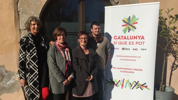 Catalunya Sí que es Pot alerta de la situació de bloqueig que viu el país
