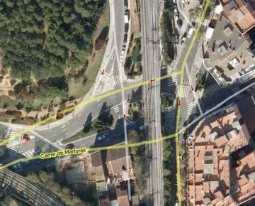 Els talls de trànsit per la construcció de la rotonda dels ponts de l'estació comencen aquest dissabte
