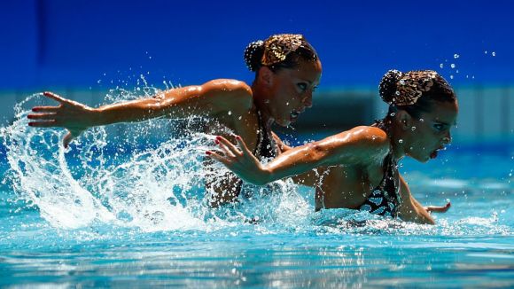 La medalla s'escapa en els últims Jocs de Mengual que es fa amb el 5è lloc de sincro amb Carbonell