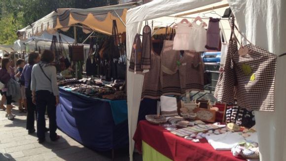 El mercat d'artesans s'instal·la aquest dissabte a Quatre Cantons