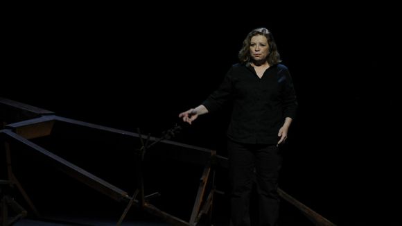 Mercè Arànega emociona el Teatre-Auditori amb la història de Neus Català