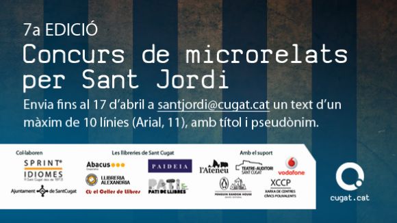 Alt: Cugat.cat fomenta la creació literària amb la 7a edició del concurs de microrelats