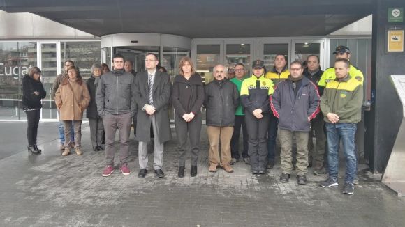 Sant Cugat se suma a les mostres de condol per la mort dels dos agents rurals a mans d'un caçador