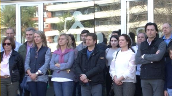 Sant Cugat commemora el Dia Europeu de les Víctimes del Terrorisme amb un minut de silenci