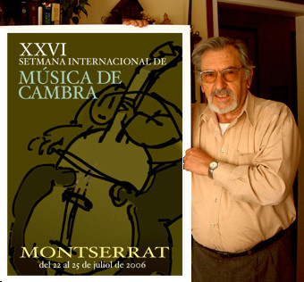 Un valldoreixenc guanya el concurs de cartells de la Setmana de Música de Cambra de Montserrat, al País Valencià