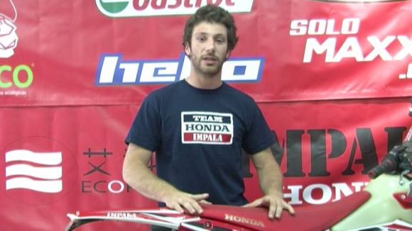 El pilot de motor David Adrià espera pujar al podi a la Baja Aragón