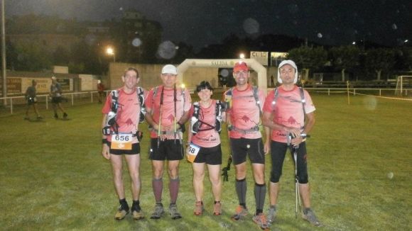 Cinc integrants del CEI s'han posat a prova recorrent 64km al Pirineu aragonès