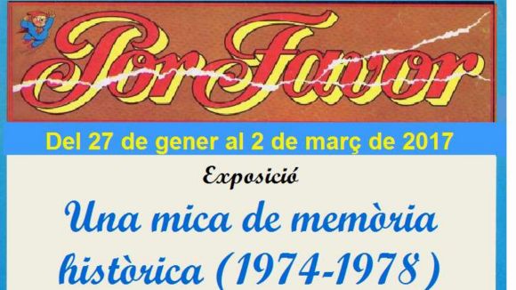 El Memorial Vázquez Montalbán organitza una exposició sobre la revista 'Por Favor' a l'Ateneu