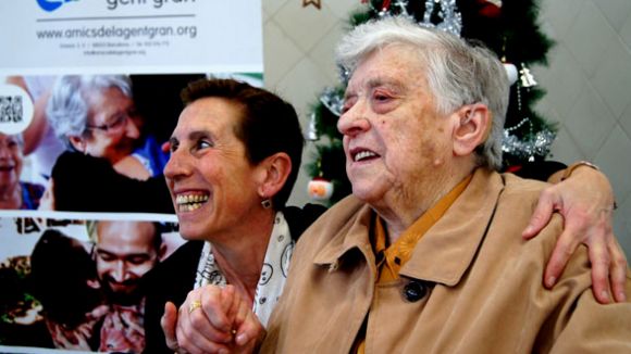 La delegació local dels Amics de la Gent Gran celebra el dinar de Nadal