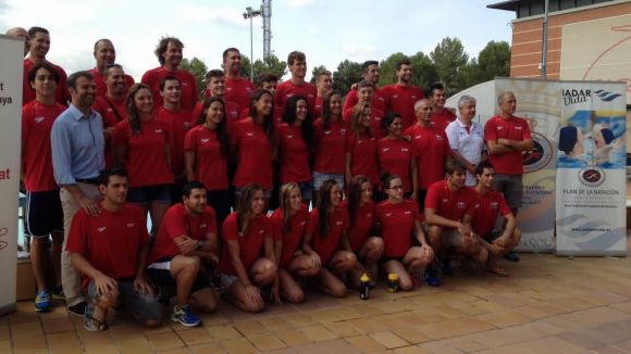 El CAR, centre d'operacions de la selecció espanyola de natació per a l'Europeu