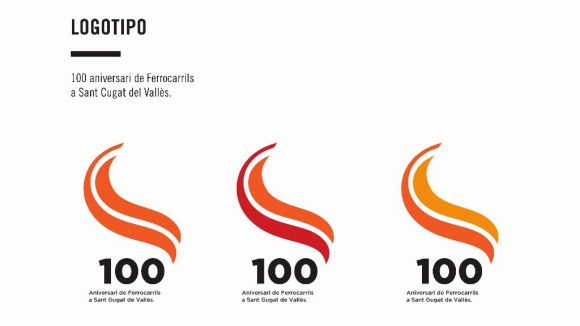 El logotip de Nelly Perez guanya el concurs d'FGC del centenari de l'arribada del tren a Sant Cugat