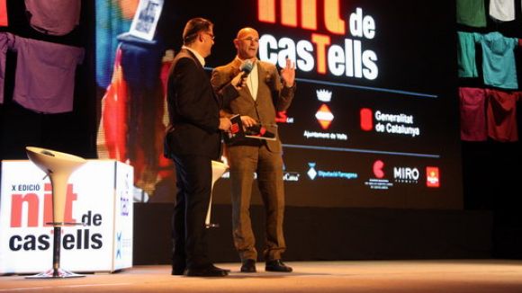 Raül Romeva recull el premi Ambaixador a la Nit dels Castells