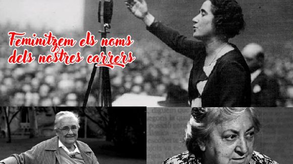 El PSC proposarà els noms de Clara Campoamor, Marta Mata i Maria Aurèlia Capmany al nomenclàtor
