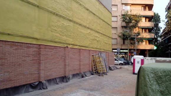 Recta final de l'adequació del tram final del carrer de Manel Farrés