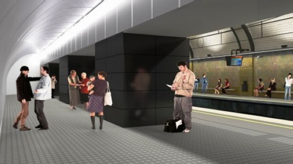 Comencen aquesta setmana les obres a l'estació de Provença dels FGC per millorar-ne la capacitat