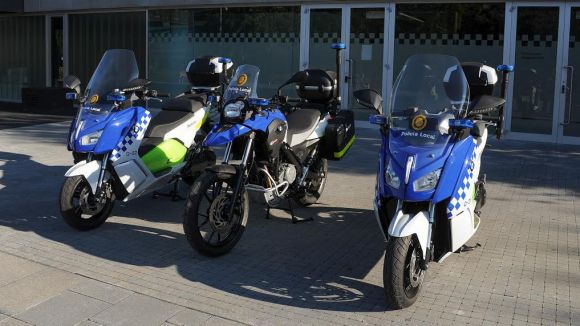 La Policia Local incorpora tres noves motos al cos, dues d'elles elèctriques