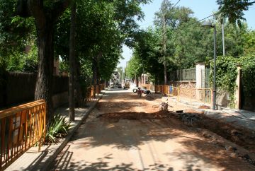 Iniciada la remodelació de la xarxa de clavegueram de Valldoreix finançada pel FEOSL