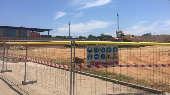Comença la construcció del pavelló de la Guinardera
