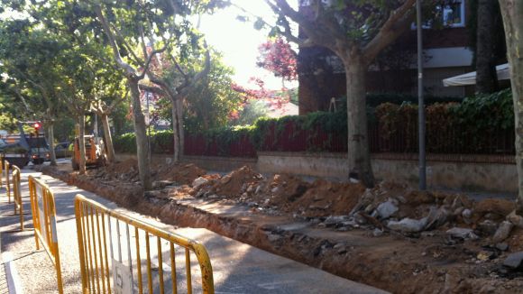 Les obres de la rambla de Ribatallada finalitzen avui