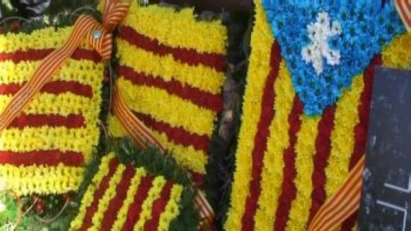 La ciutat commemora una Diada Nacional que s'adequarà a la Via Catalana