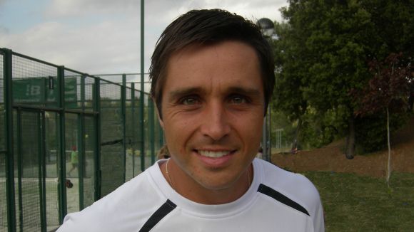 Belasteguín destaca el bon nivell de pàdel al CE Valldoreix