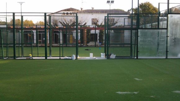 Les noves pistes de pàdel de Mira-sol seran una realitat entre febrer i març