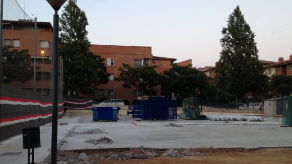 En marxa les obres de millora del pàdel i el fitness de la ZEM Jaume Tubau