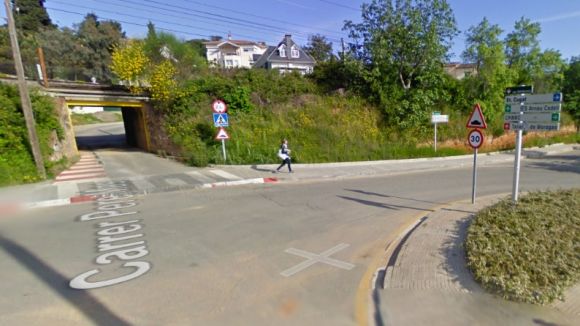 Valldoreix prohibeix el pas de vehicles pel túnel del passeig de Can Brou, que serà només per a vianants