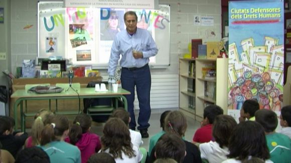 Alumnes de Sant Cugat coneixen de primera mà la duresa de la migració