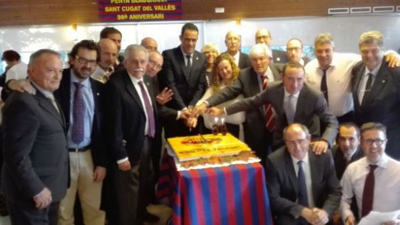 La Penya Blaugrana organitza dissabte un triangular de l'Agrupació de Veterans del Barça
