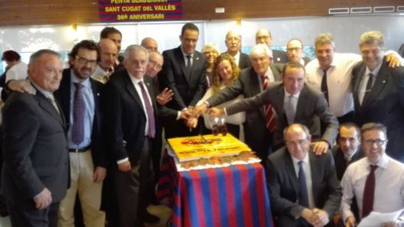 La Penya Blaugrana Sant Cugat celebra els 38 anys de l'entitat amb un dinar aquest diumenge